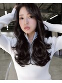 “NARUOKA”韓国風磨き/高めレイヤー/ブルーブラック/暗髪