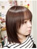 【前髪・ストレート】自然な、やわらかい前髪にしましょう