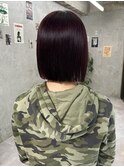 【doorwhite 新松戸】ブリーチなしダブルカラー チェリーレッド