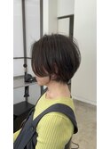 ハンサムショート/シークレットハイライト/オリーブ 30代40代