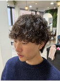 ウルフヘア×シャドウパーマ