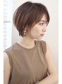大人丸みショートボブ×似合わせカット【瀧上丈司】