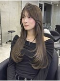 layer cut × greige