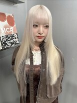 ペレ アネックス 大阪梅田茶屋町店(PELE ANNEX)&nbsp;くびれヘア/アプリコットオレンジ/夏のヘアアレンジ/梅田