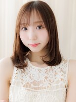 カバーヘア イヴ 戸頭店(COVER HAIR EVE)&nbsp;ヘーゼルグレージュ美髪顔周りレイヤースタイルZ戸頭20代30代