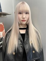 ペレ アネックス 大阪梅田茶屋町店(PELE ANNEX)&nbsp;くびれヘア/アプリコットオレンジ/夏のヘアアレンジ/梅田