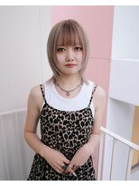 ピュー(Piu-)&nbsp;【ブリーチカラー/Piu-】ウルフカット/デザインカラー