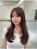 小顔レイヤーカット