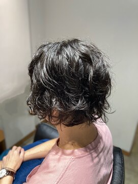 メンズクリスプ ニュアンスパーマ