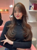 ボタン シブヤ(VOTAN SHIBUYA)&nbsp;当日予約可能/顔まわり/内巻き/20代/10代/ショコラベージュ