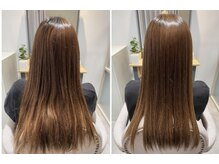 ※明るい白髪染めのbefore＆after