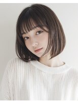 ハム 立川(hum)&nbsp;ココアベージュ/オリーブグレー/小顔/黒髪[立川/髪質改善]