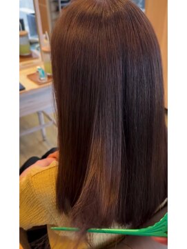 ヘッドスパ/ラベンダーミルクティー/刈り上げボブ/美髪/福島市