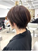 くびれショート/ショート/ボブ/髪質改善/縮毛矯正/名駅y34