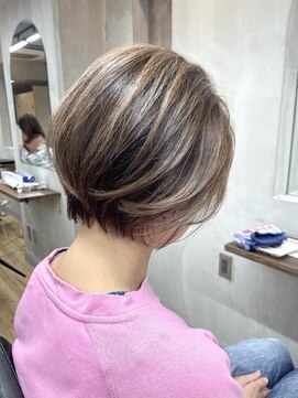 テト(teto) 白髪も活かす◎30代40代50代大人ショート/白髪ぼかしハイライト