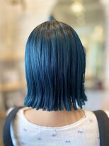 ココロ ヘアーアンドスパ 目黒(cocoro hair&spa)&nbsp;ブルーグリーン☆