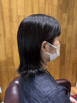 チアー ヘアリラクゼーション(cheer HAIRRELAXATION) 切りっぱなしミディアム