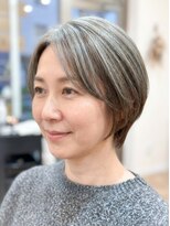 エメールヘア(aimere hair)&nbsp;白髪ぼかし×上品ショートボブで若見え美髪