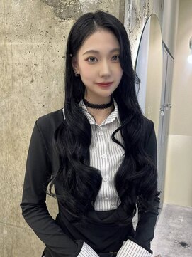 ジェム リット(GEM lit) 艶ブラック/透明感カラー/レイヤーカット/韓国ヘア/艶カラー