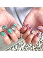 アグ ヘアー ジネス 米沢金池店(Agu hair jines)&nbsp;月1楽しみなネイルです♪