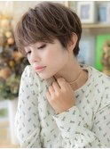 暗髪オリーブグレージュハンサムショートウルフc8戸頭20代30代!