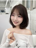 韓国ボブ/ボブレイヤー/チョコブラウン 上野