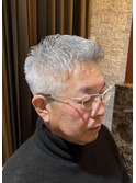 日本橋室町　アイロンパーマ　50代男性ヘア