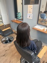 レアレア ヘアアンドライフ(LeaLea)&nbsp;ワンホンレイヤー/ミルクティーブロンド/ダークブルー/伊丹