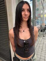 ロックス バイ マグ 松本(rocks BY MAG)&nbsp;ショコラブラウン透明感レイヤー艶髪ロング