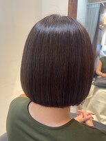 ヘアリゾート粋 トゥジュ 池袋東口店(tujuh) 透明感ブラウン/ショートボブストレート