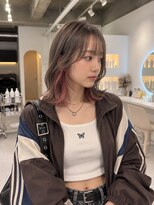 シエル 一社(cher)&nbsp;インナーカラーゆる巻きレイヤー