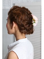 ヘアメイクアンドセットサロン リッコ(Hair make&set salon Ricco)&nbsp;平日限定編み込みアレンジ￥1000