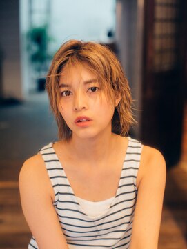 美容室 リズヘアー 稲毛店(Riz hair) ウェットでかっこよく☆くせ毛風【稲毛】