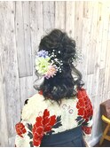 卒業式シーズンのヘアーセットと袴の着付け早朝から取り掛かりOK