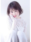 【JILI.TA京都】ふわっとナチュラルな大人フラットショートボブ