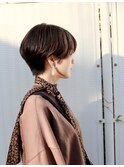 柔らかいシルエットのショートスタイル♪