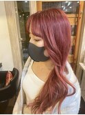 #ボアップ#ピンクヘアー