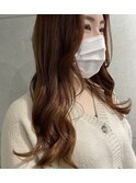 韓国カラー×オレンジ×ブラウン×髪質改善×トリートメント