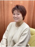 ショートヘア+オシャレ染め