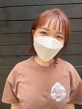ヘアラウンジ アングゥ(hair lounge ungu) オレンジベージュ