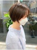 大人可愛いショートボブ前下がりショートボブ大人ショート