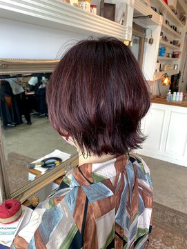 テイラー(Taylor) 【Taylor 大宮】チェリーブラウン×ショートウルフ