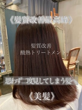 髪質改善と縮毛矯正の専門店 サンティエ(scintiller) 髪質改善酸熱トリートメント