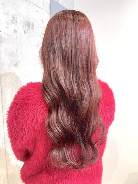 マノハル(MANOHARU) ロング　ブリーチなしピンクカラー