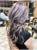 ラベンダーアッシュ☆ハイライトグラデーション