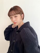 ハイトーンショート/ベージュショートマッシュショート