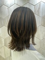 ビューティドレッセヤマノ 池袋パルコ(Beauty Dresse YAMANO)&nbsp;【白髪ぼかし】ミディアムレイヤー/ミディアムウルフ