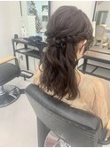 エレガントな印象に！パーティーヘアアレンジ　美由紀