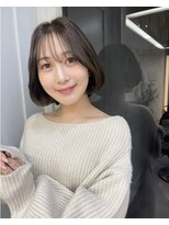 ロンドアヴァントゥス 池袋(Lond aventus)&nbsp;韓国レイヤー/韓国風/ボブ/髪質改善/黒髪/ブリーチなし〔池袋〕