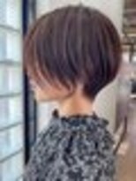20代30代40代50代/丸みショート/クビレ/前髪あり/表参道